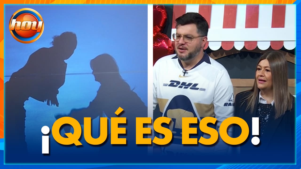 ¡AH, CANIJO! Martha y Paul se confunden en el divertido juego "Sombras Chinas"