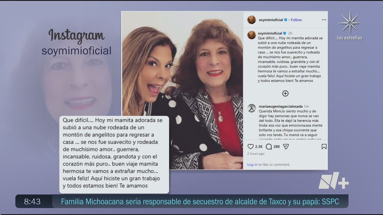 Muere querida actriz de telenovelas de Televisa; interrumpen a Danielle Dithurbide para anunciar el fallecimiento en vivo