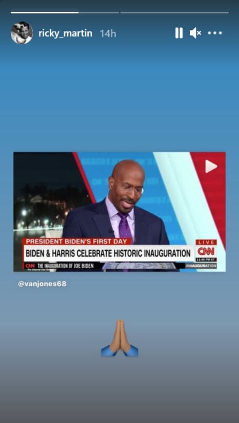 El boricua es simpatizante de Joe Biden y celebró que es el nuevo mandatario del país.
<br>