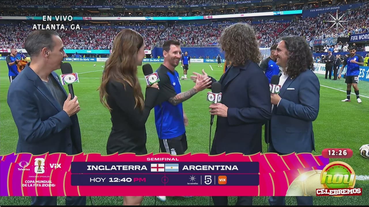 Messi interrumpe transmisión de Tania Rincón en el estadio e impacta al hacer esto en vivo: “Sentía que me iba a dar algo”