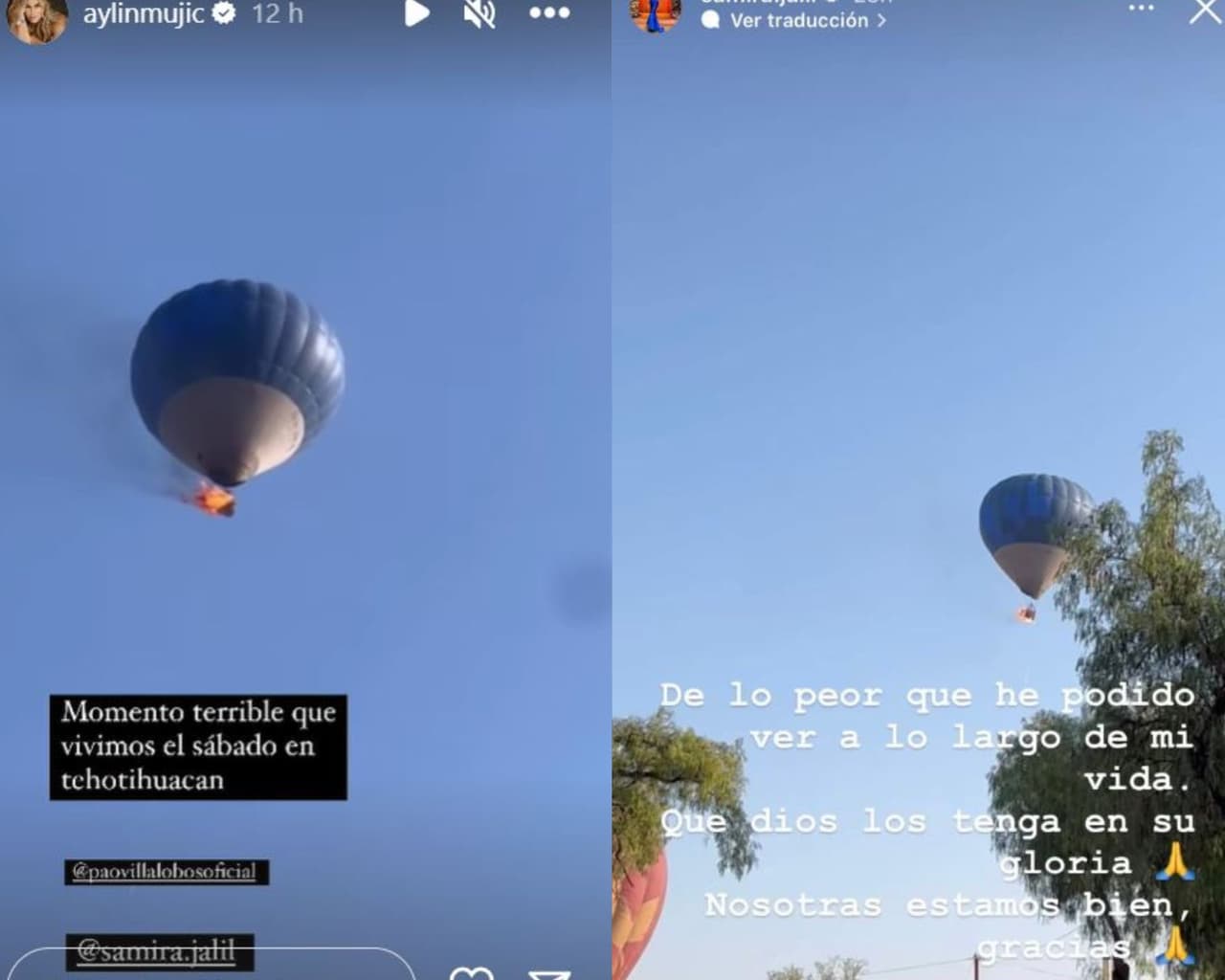 Samira envió mensaje tras accidente en Teotihuacán.