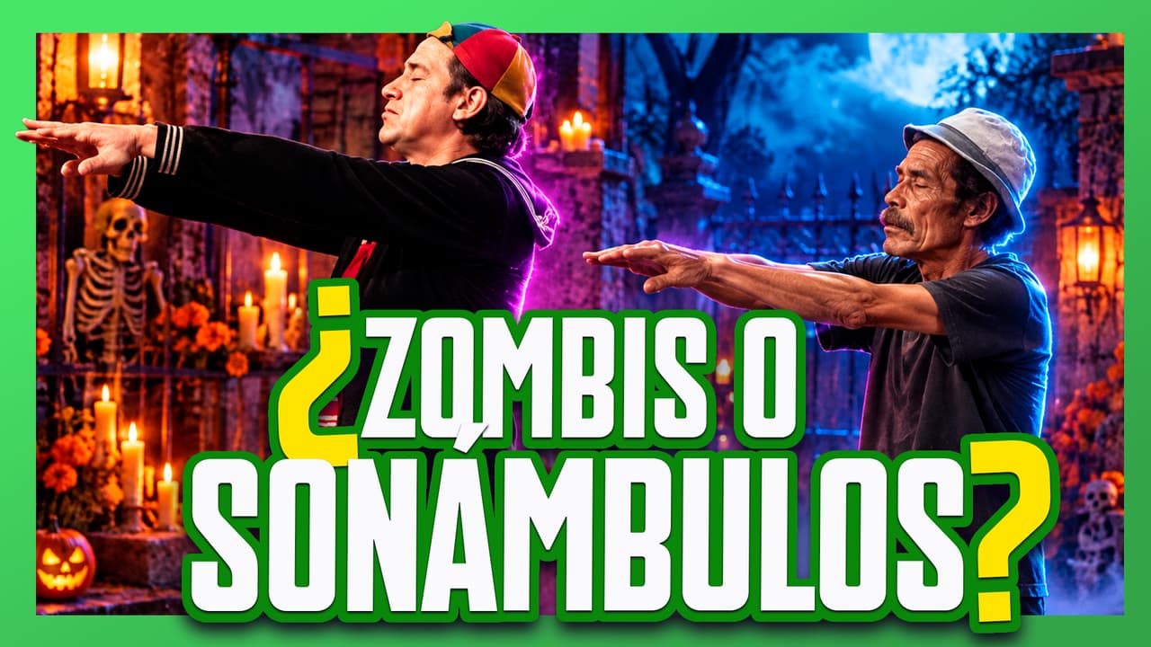 El Chavo del 8: En la vecindad SUFREN EPIDEMIA de ZOMBIS