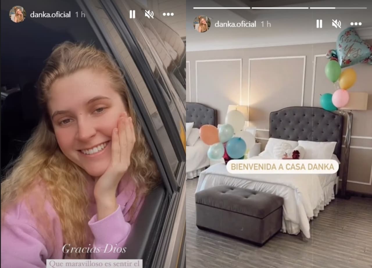 Danka, hija de Daniela Castro, mostró las sorpresas que le dieron tras salir del hospital.