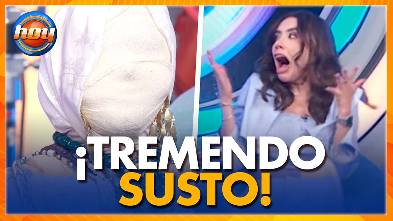 ¡Karime Pindter vive terror en vivo! Así fue el susto al hablar de ‘La sin cara’