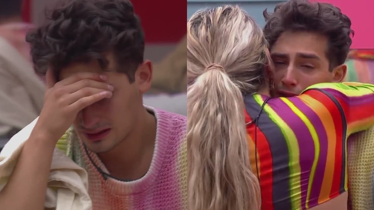 Karol Sevilla por fin se hace presente en la casa y Emilio estalla en llanto, le manda mensaje