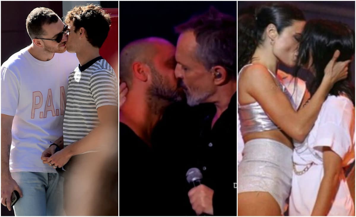 Estos fueron los célebres besos del 2017