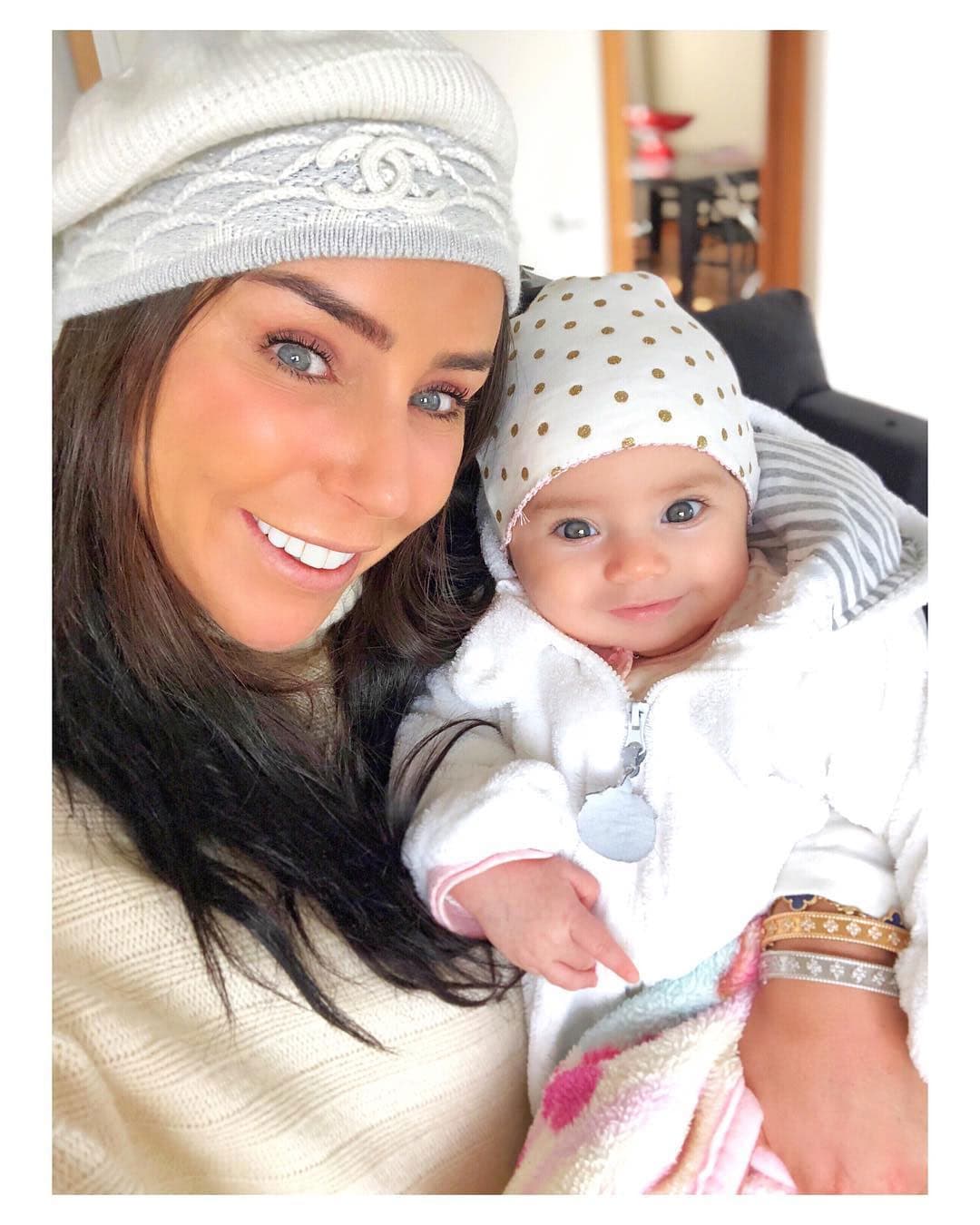 “Todo el día está sonriendo”, expresó Inés en su post que consiguió más de 114 mil likes en octubre de 2018.