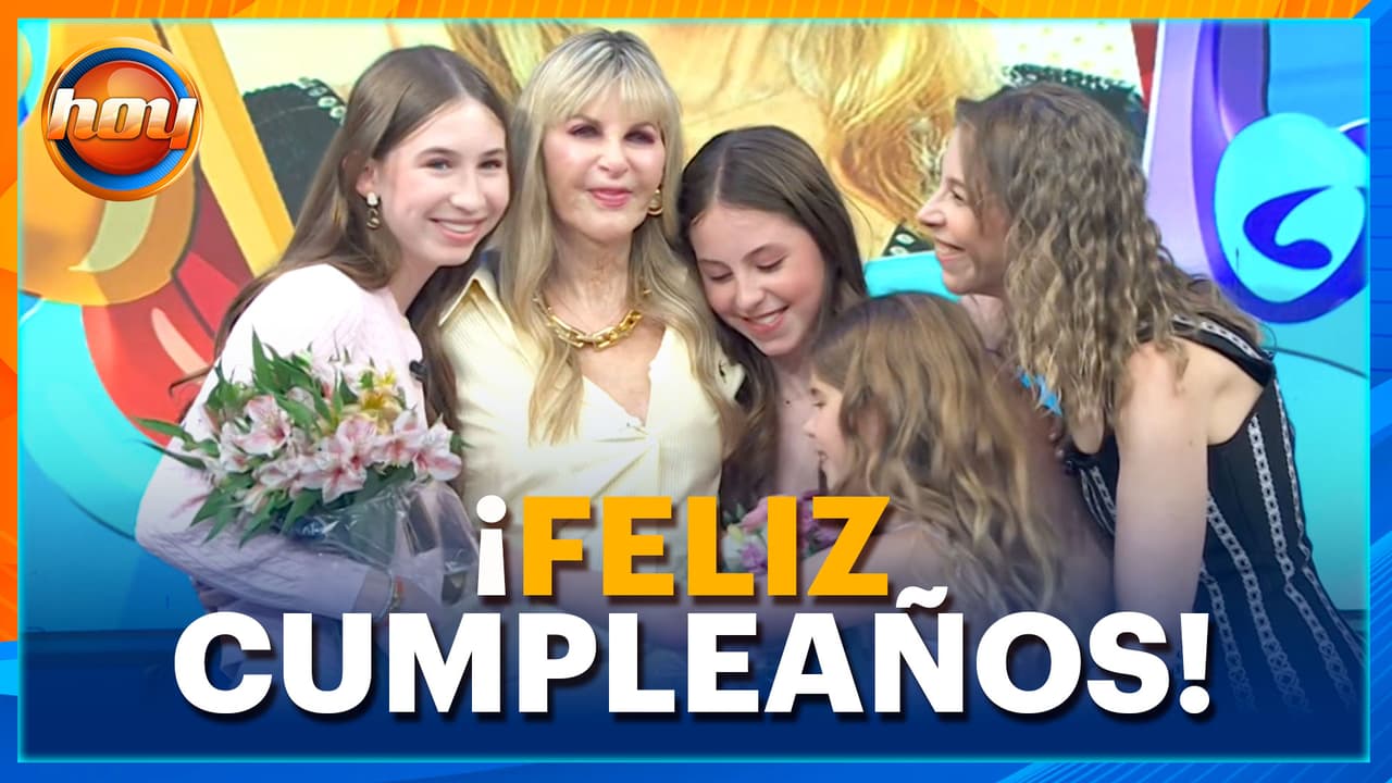 Shanik Berman festeja su CUMPLEAÑOS con una emotiva sorpresa familiar