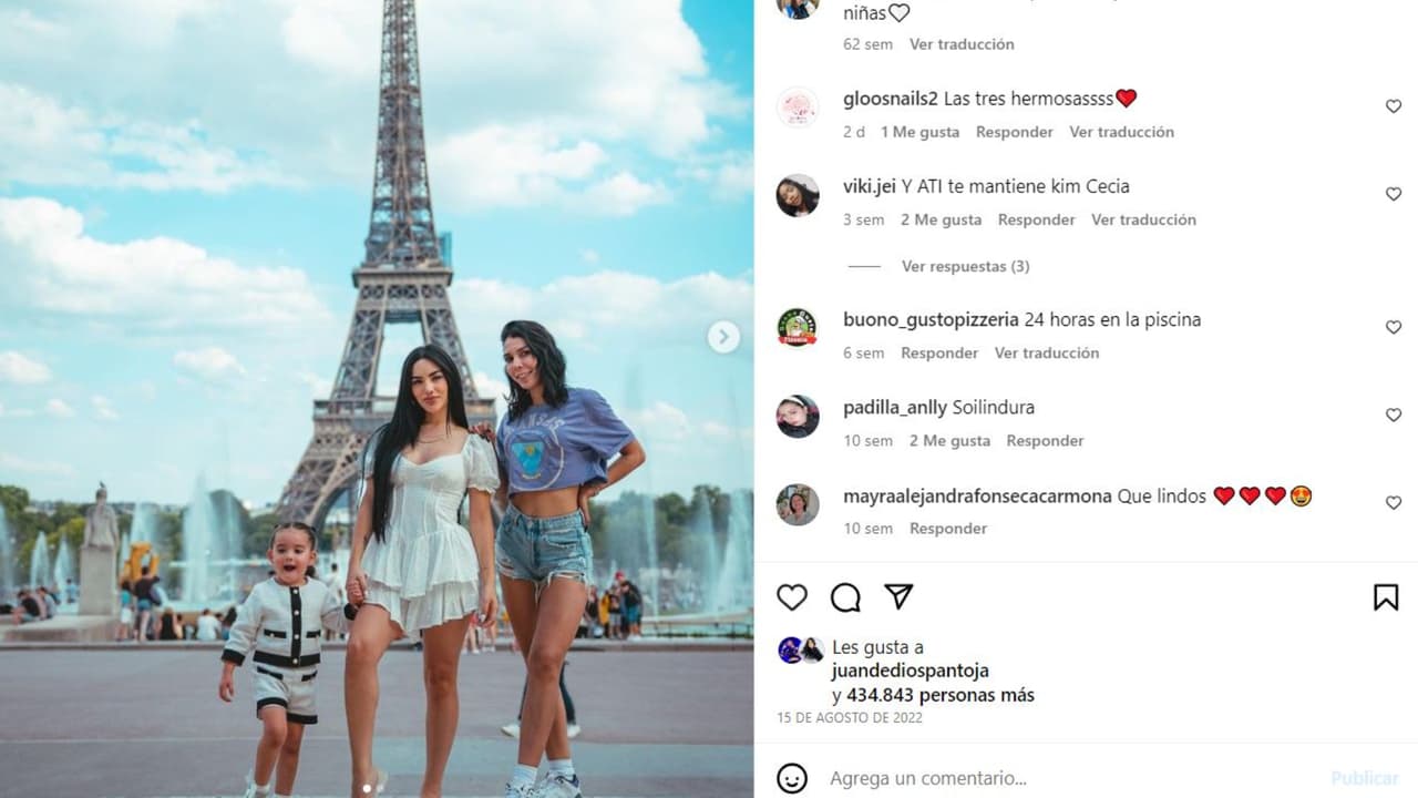 Cecia es muy cercana a Kimberly Loaiza.