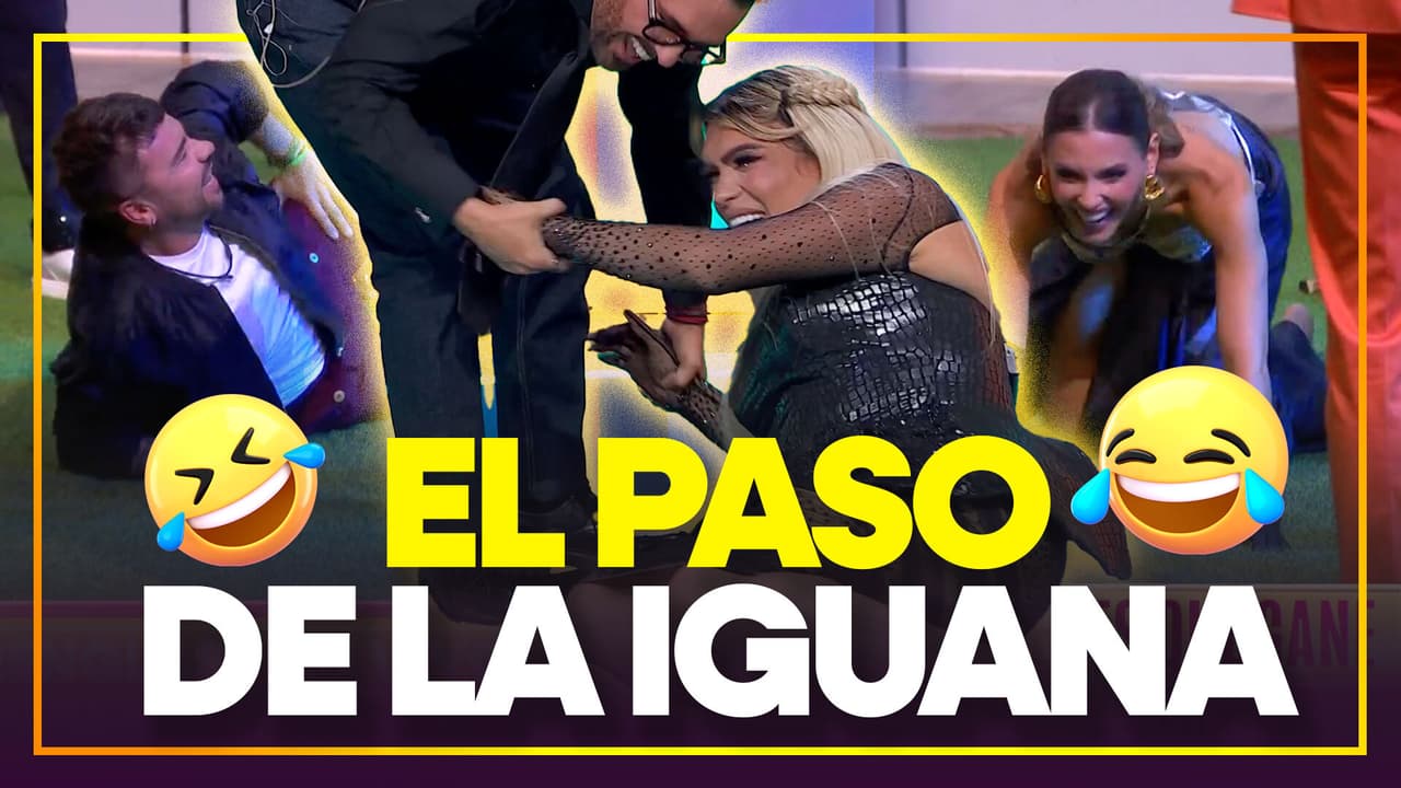 Los Finalistas y Las Perdidas RECREAN el famoso paso de "LA IGUANA"