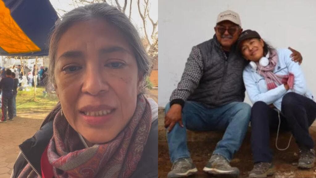 La actriz Ángeles Cruz hizo un llamado de justicia desde el funeral de su hermano Román, quien murió en una aparente emboscada en Oaxaca.
