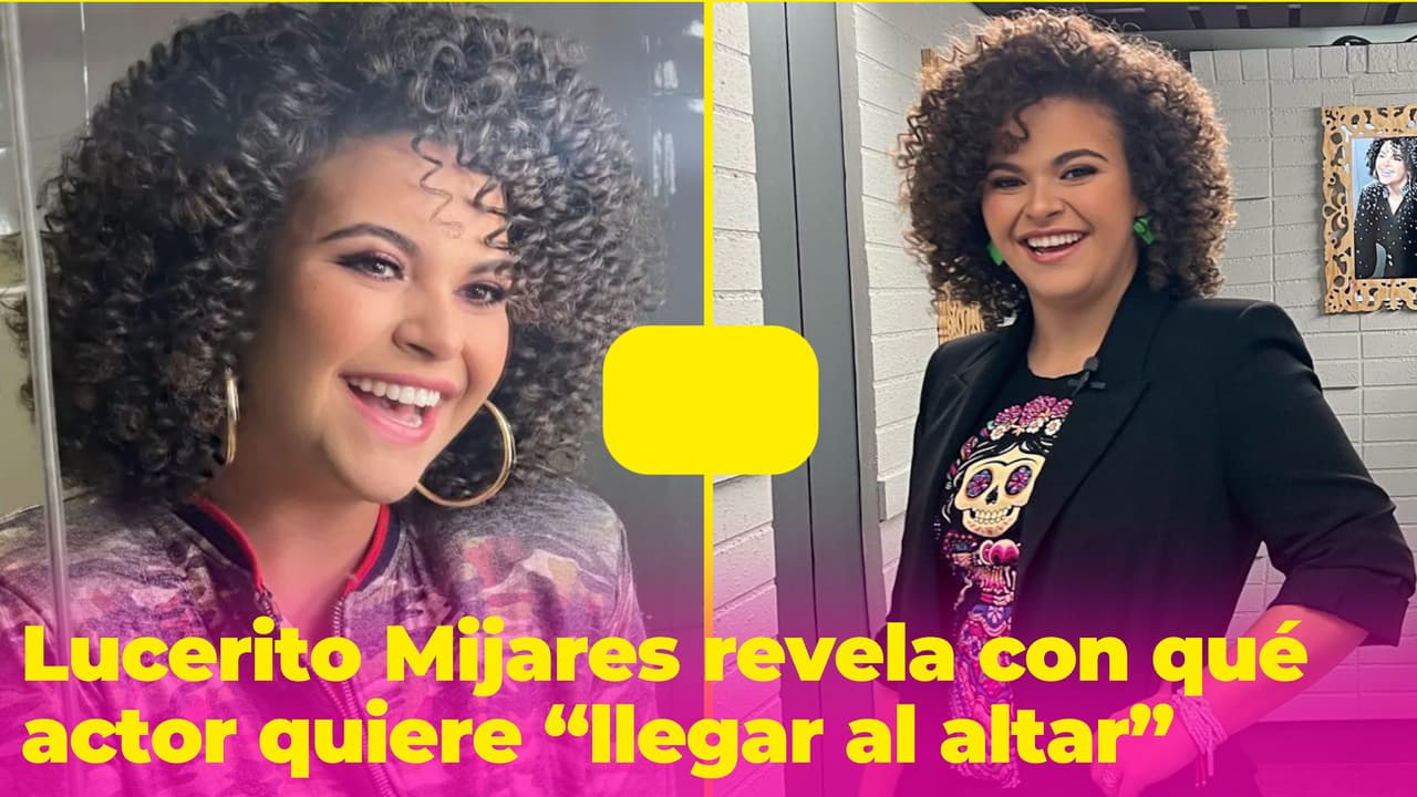 "Me voy a casar contigo": Lucerito Mijares dice públicamente con quién quiere 'llegar al altar'