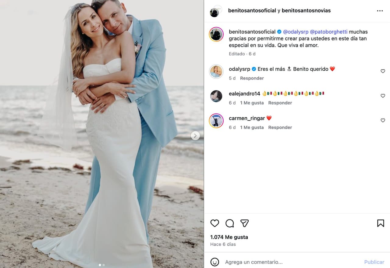 Odalys Ramírez y Patricio Borghetti.