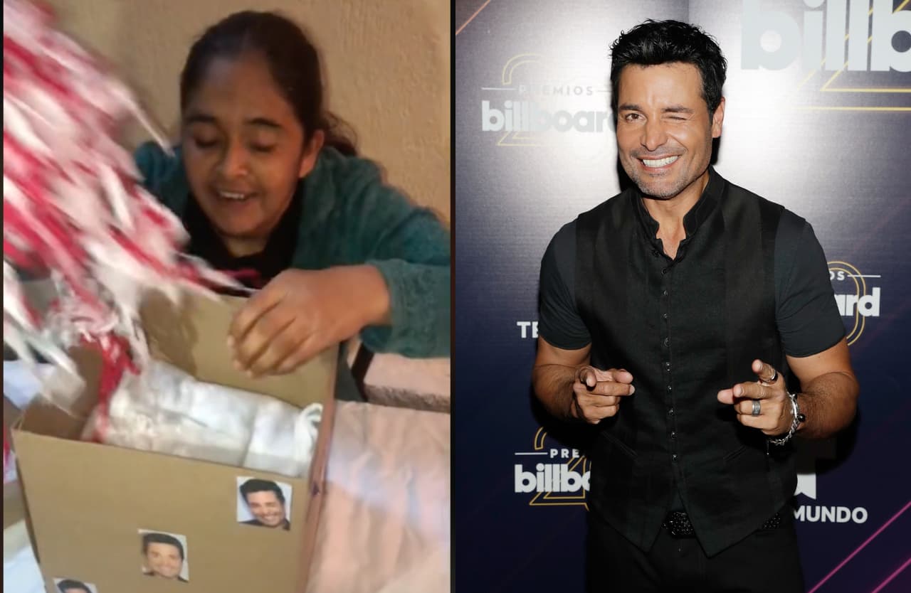 Regala cobija de Chayanne a su mamá y su reacción se vuelve viral