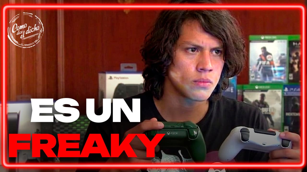 Diego es un freaky de los videojuegos desde que falleció su mamá