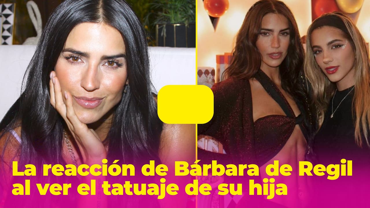 Hija de Bárbara de Regil se hace un tatuaje en su honor y ella reacciona de forma inesperada