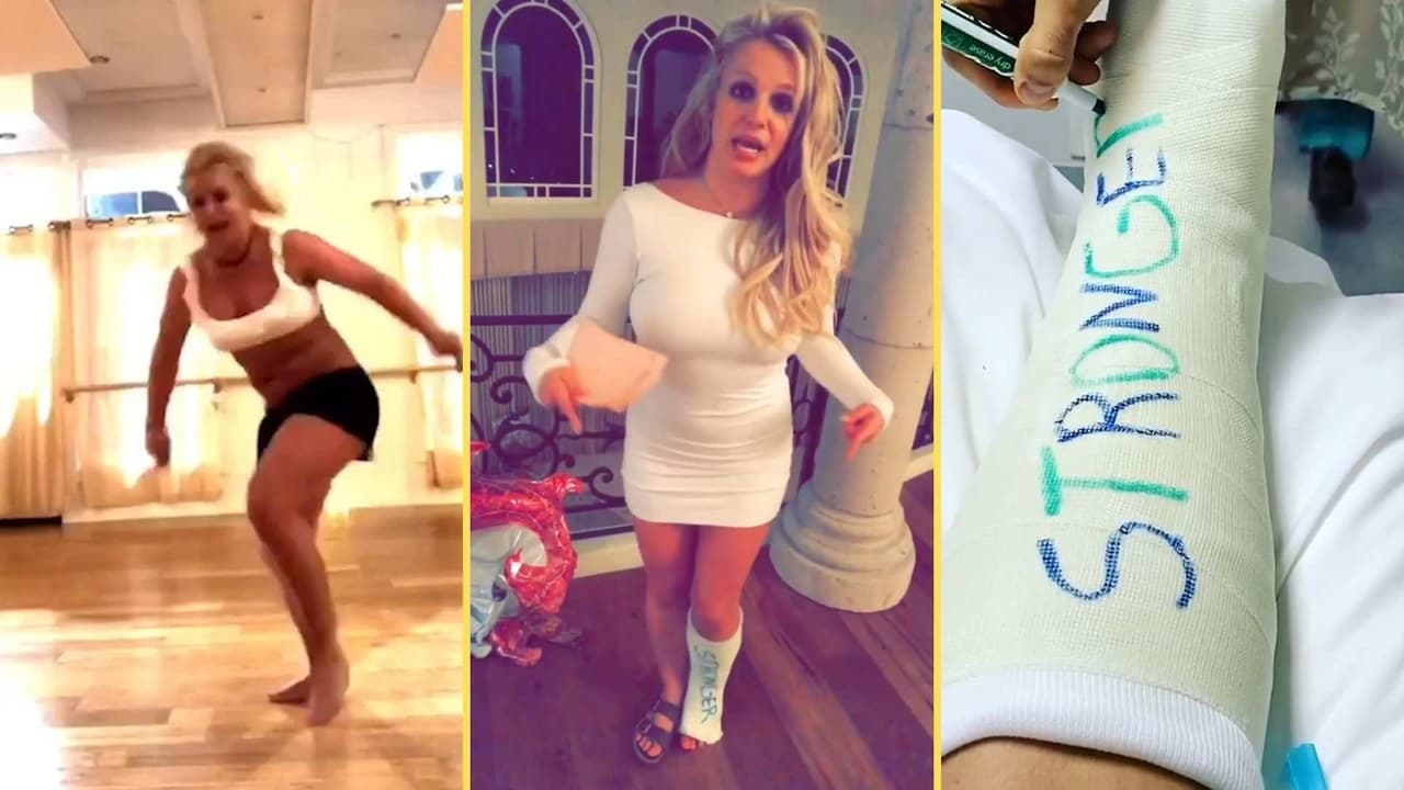 “Se escucha cuando me rompo el pie”: Britney Spears comparte video de su accidente mientras bailaba