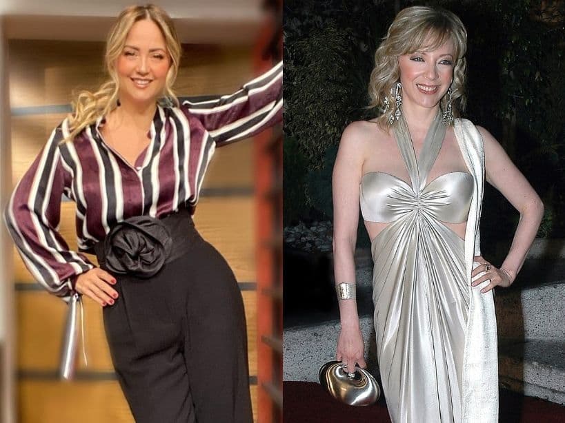 Andrea Legarreta recuerda la vez que actuó junto a Edith González con foto de hace 24 años: “Joya”