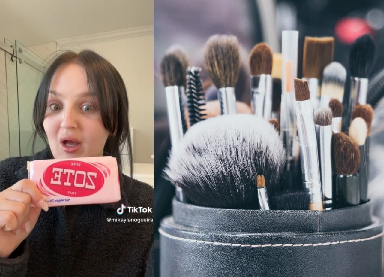TikTok: Así es la tendencia de limpiar tus brochas con jabón Zote