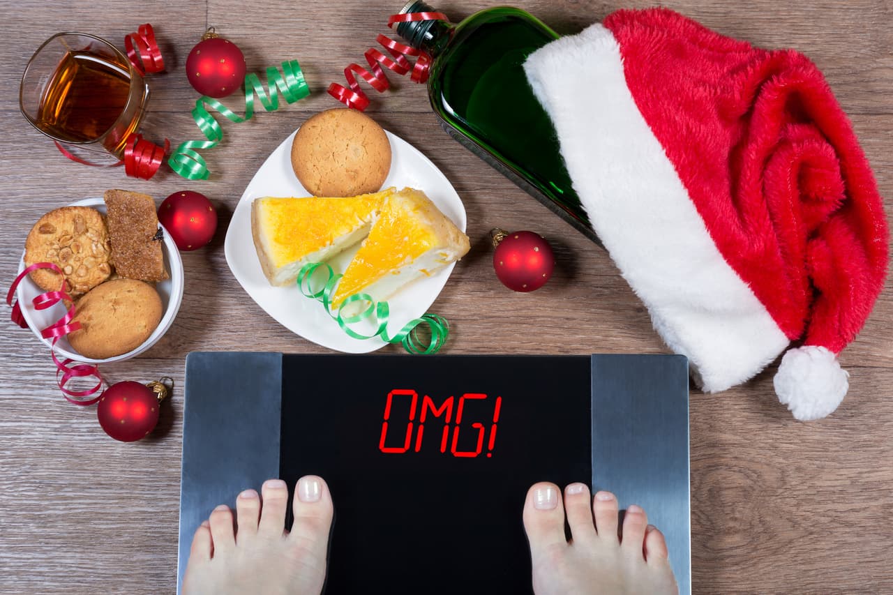 ¿Sabías que en diciembre las personas tienden a subir entre tres y cinco kilos?