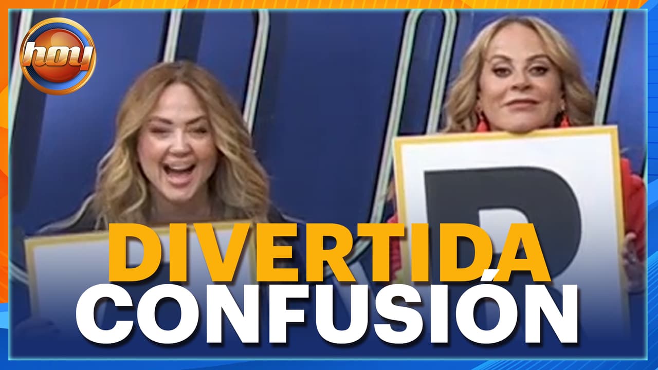 Andrea Legarreta se desconcentra y pierde puntos en 'Arma la palabra'