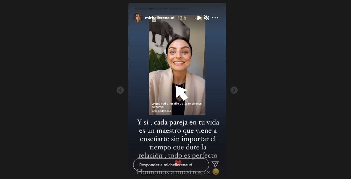 La actriz coincidio con la reflexión compartida por Derbez en redes sociales.