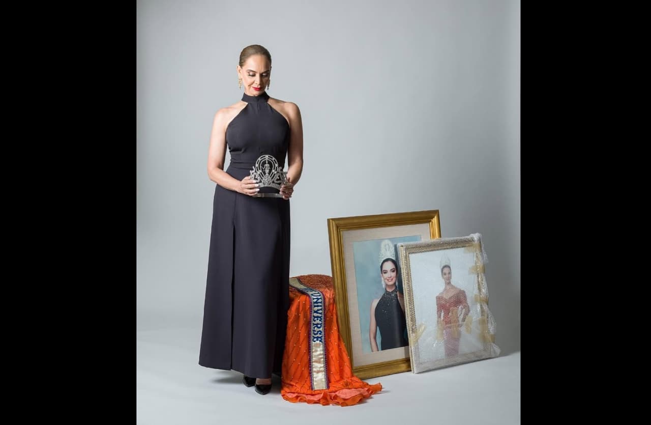 Lupita Jones, ex reina de belleza.