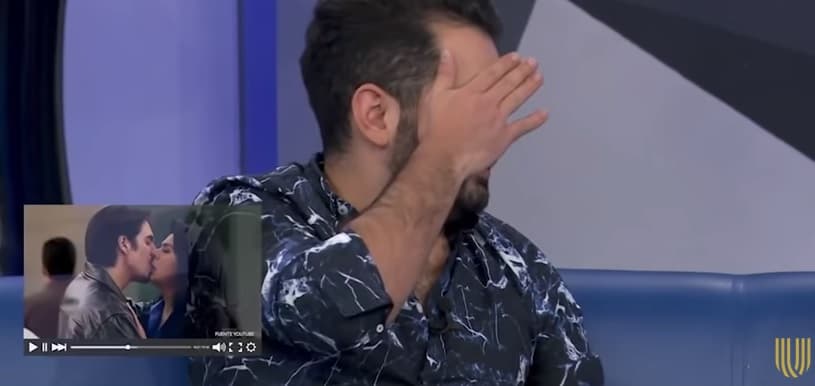 José Eduardo reacciona al apasionado beso de Victoria Ruffo y Mauricio Ochmann en telenovela