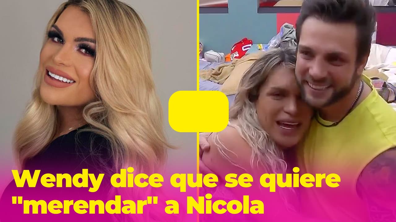 Wendy le explica a Nicola las reglas para tener intimidad con ella y dice que se lo quiere "merendar"