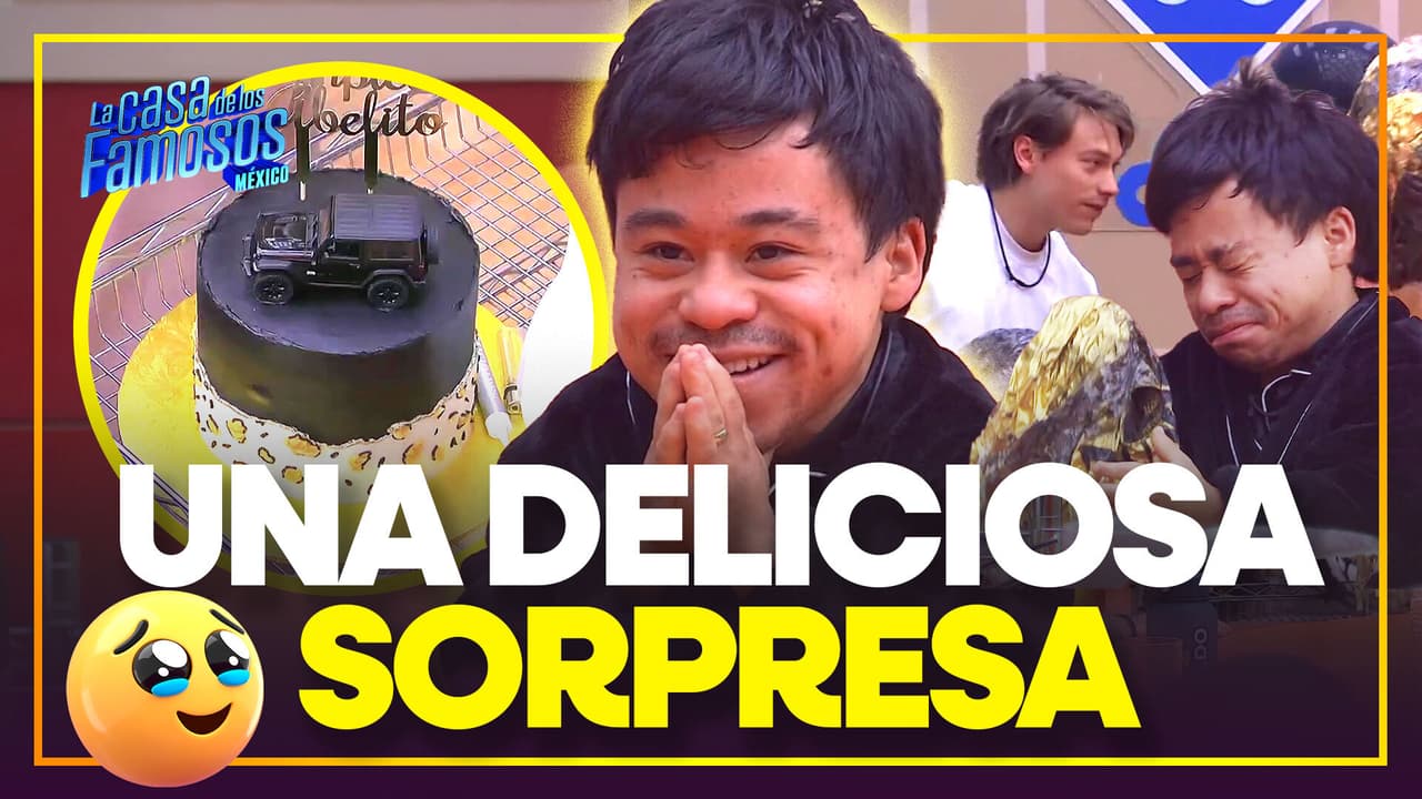 Celebran el cumpleaños de Abelito con un pastel