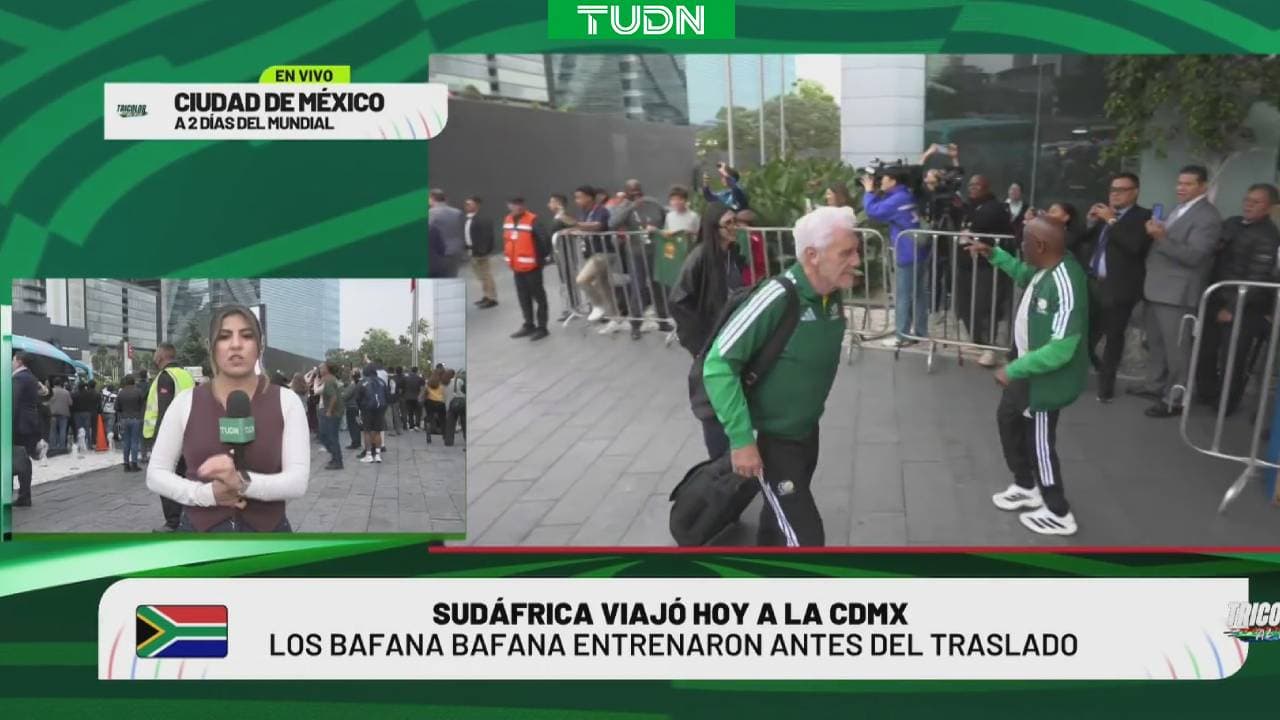 La Selección de Sudáfrica llega la Ciudad de México