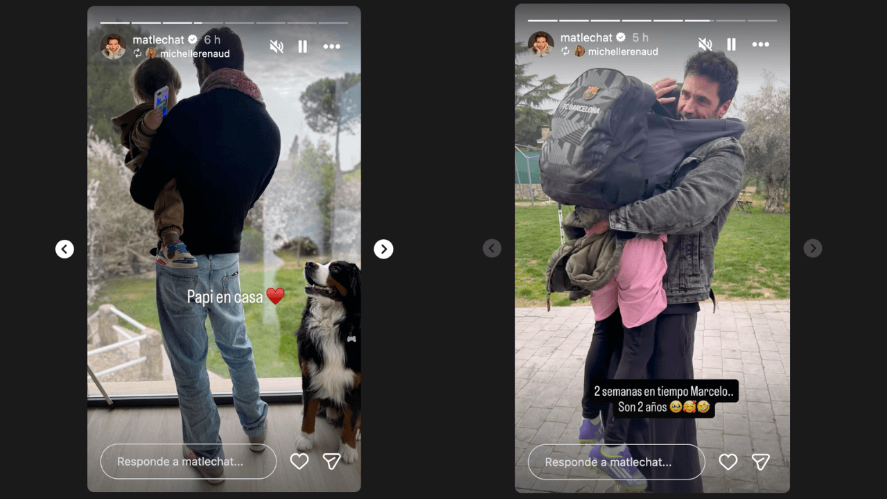 Hijo de Michelle Renaud casi llora al reencontrarse con Matías Novoa; actor posa con su bebé recién nacido