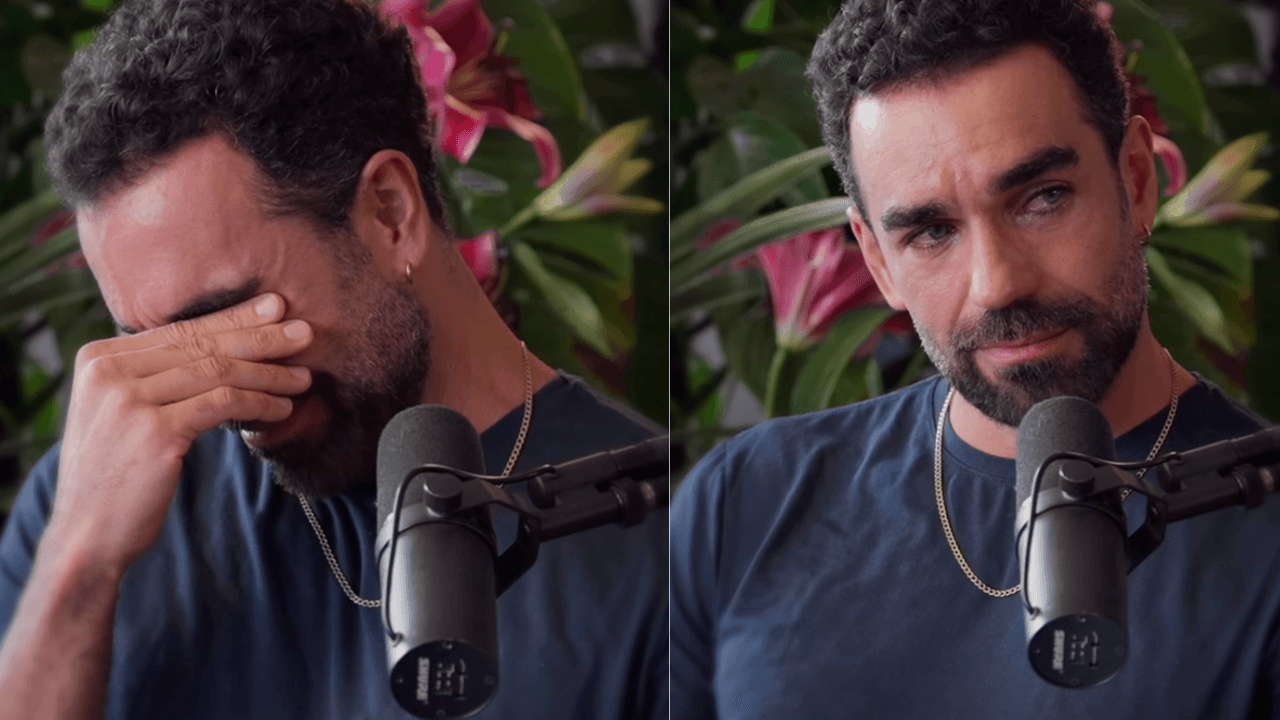 Marcus Ornellas llora desconsolado en entrevista; Angelique Boyer reacciona y hace revelación