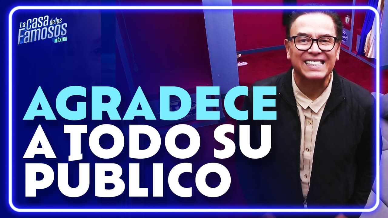 Mario agradece a su familia y al público por permitirle llegar hasta la final