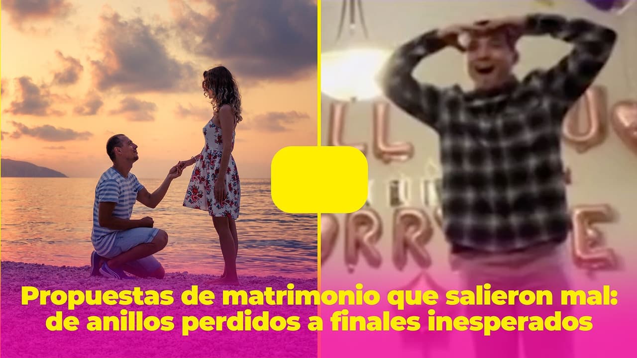 Propuestas de matrimonio que salieron mal: novios ignorados, anillos perdidos y finales inesperados
