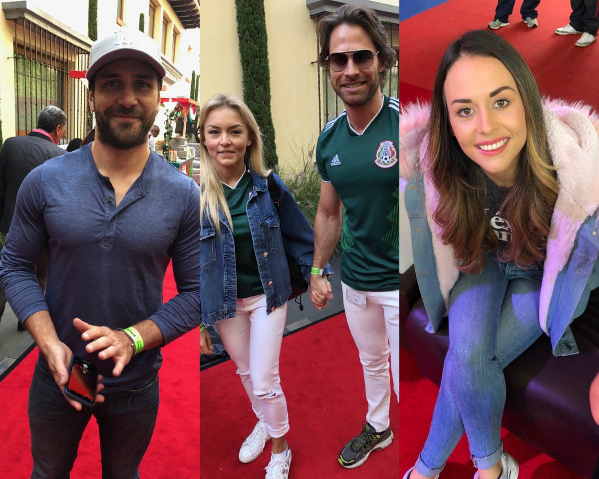 Las producciones de Televisa San Ángel se reunieron para ver el partido de México contra Brasil y así apoyaron los protagonistas de telenovelas y conductores al Tri