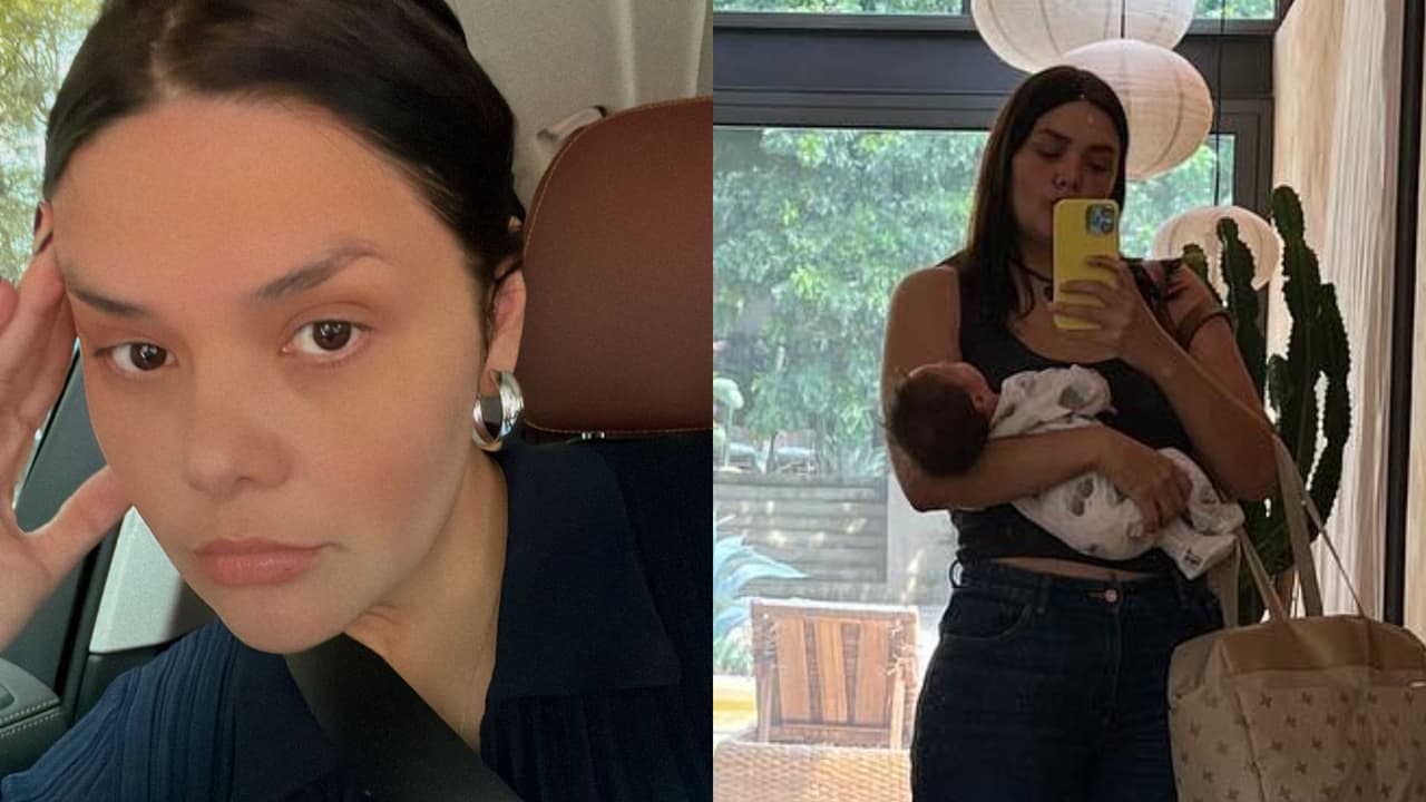 Yuridia responde a quienes critican la forma en la que alimenta a su bebé de dos meses