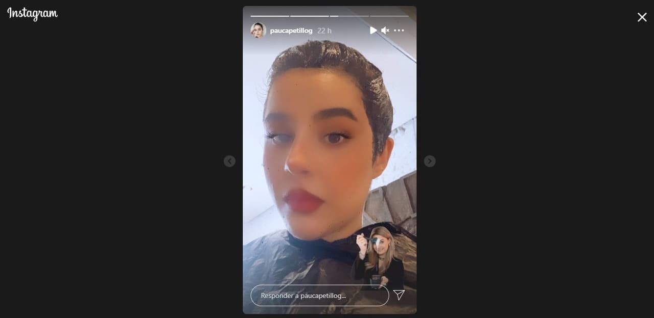 Ana Paula Capetillo mostró el proceso de su nuevo cambio de look.