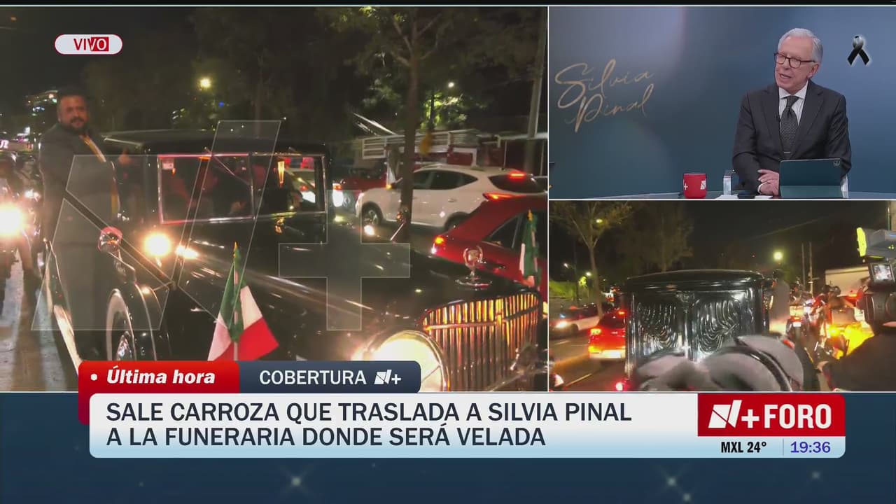 Así trasladaron los restos de Silvia Pinal