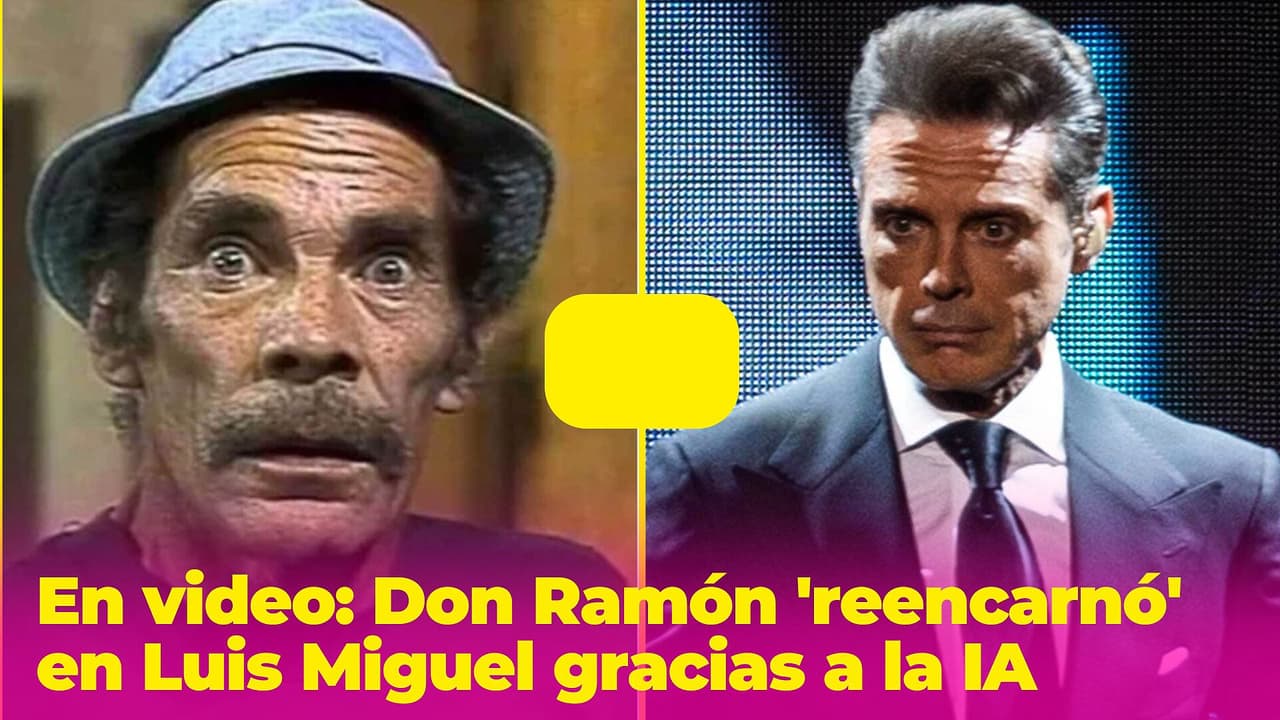 Don Ramón reencarnó en Luis Miguel gracias a la IA: el video que está haciendo reír a TikTok