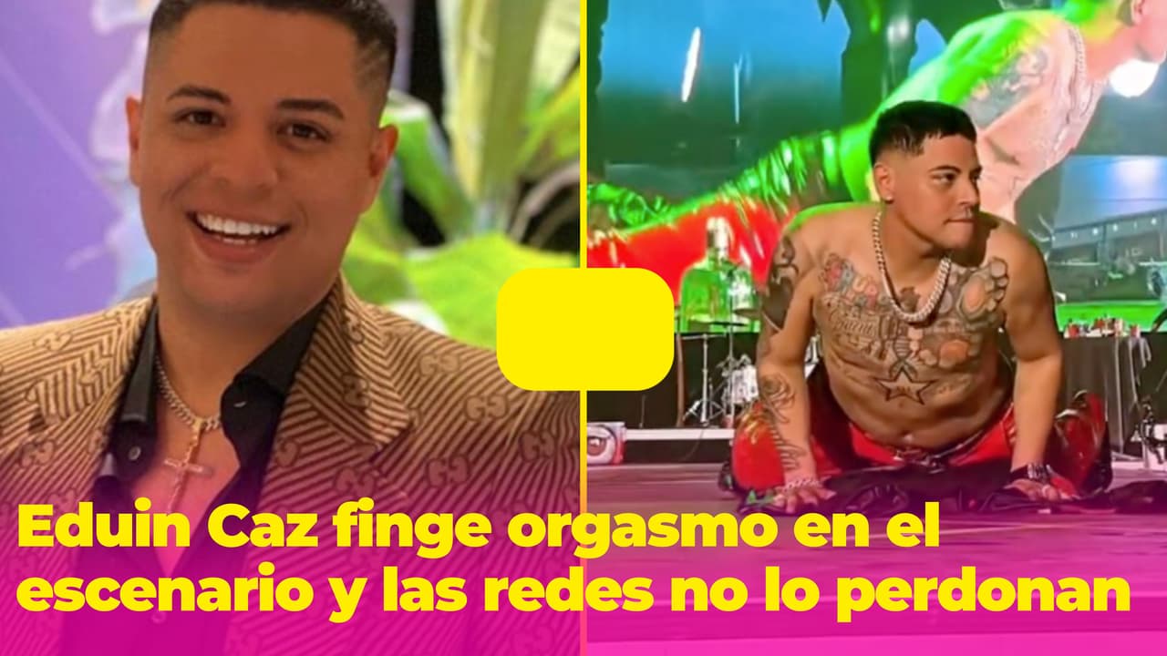 Le dicen a Eduin Caz que sin Daisy Anahy "está fuera de control": fingió un orgasmo en pleno concierto
