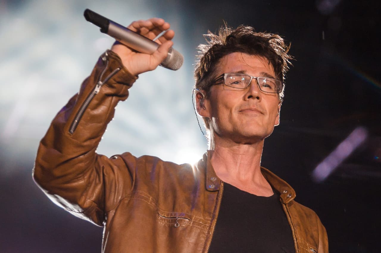 Morten Harket, vocalista del grupo A-ha.