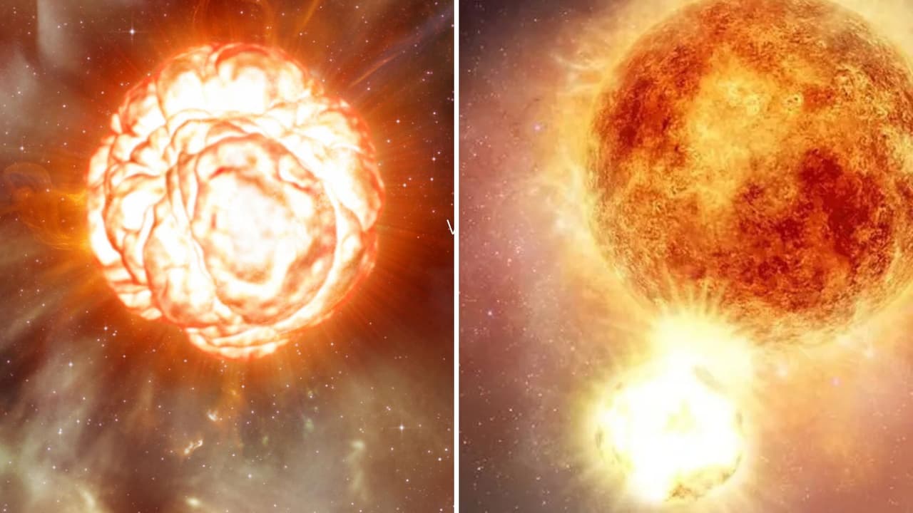 Betelgeuse, la “monstruosa” estrella roja, explotó y el Hubble captó el momento exacto
