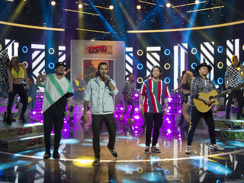 Los chicos de Piso 21 causaron furor en 'Al final.. Todo queda en familia'