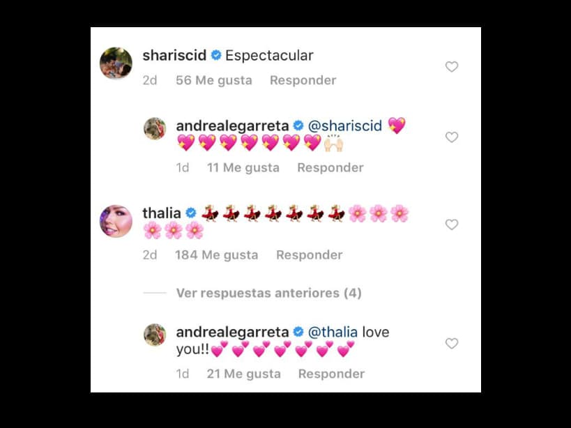 Famosos reaccionan ante la belleza de Andrea Legarreta