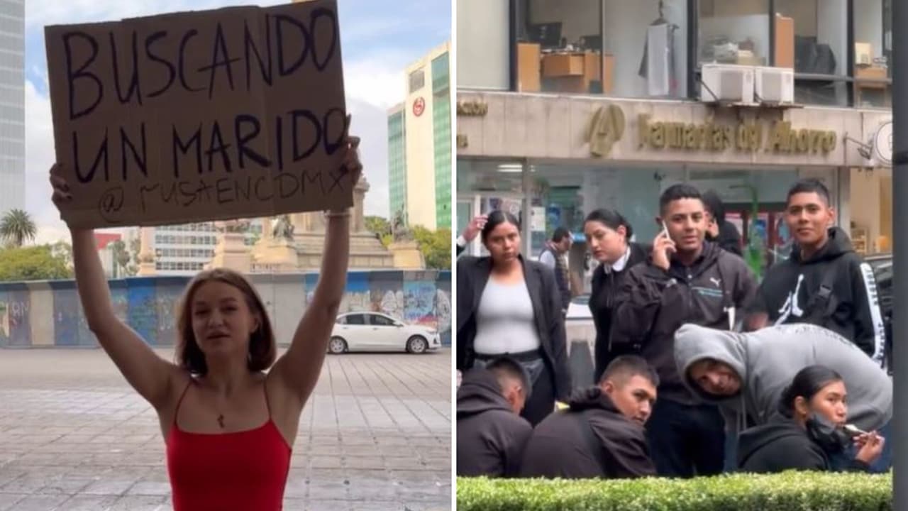 Mujer rusa se planta en calles de la Ciudad de México en busca de marido y la reacción se hace viral