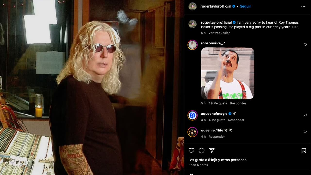 Thomas estuvo muy involucrado con la banda Queen