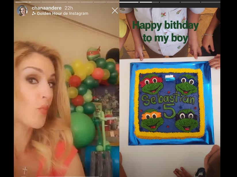 Chantal Andere y su esposo celebran el cumpleaños de su hijo