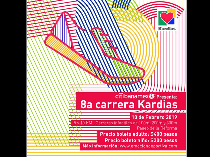 La carrera Kardias se realizará el 10 de febrero