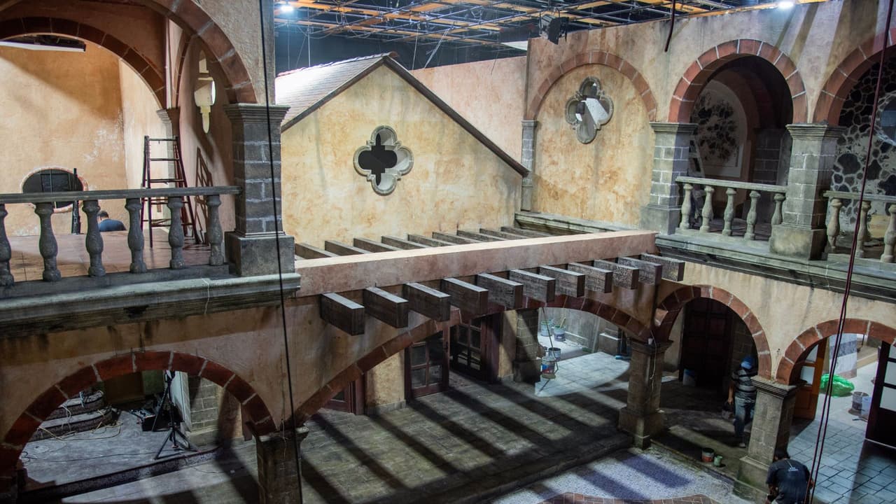 La hacienda se caracteriza por los impactantes detalles de la construcción.